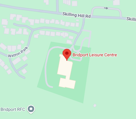 A map of the location of Bridport Leisure Centre & Surrounding area.
