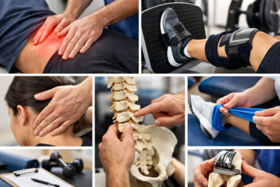 Physiotherapy Treatments, back, leg, neck, spine, ankle
